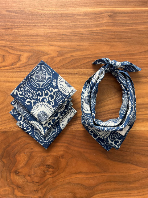 Indigo bandana