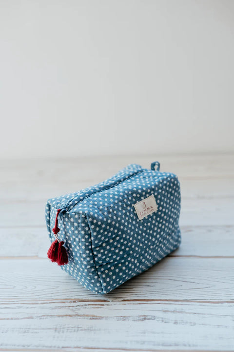 Dotty makeup bag