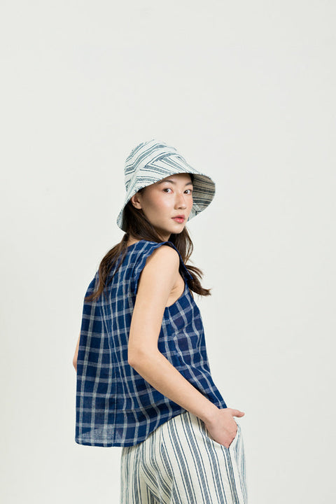 Mona top- Blue