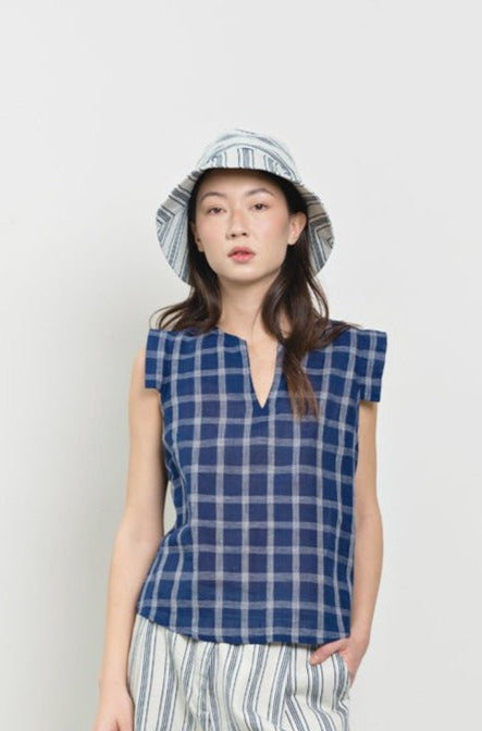 Mona top- Blue