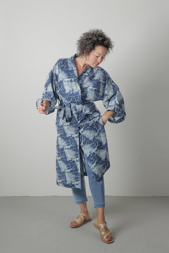 Galaxy Indigo Kimono