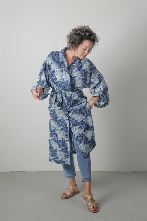 Galaxy Indigo Kimono