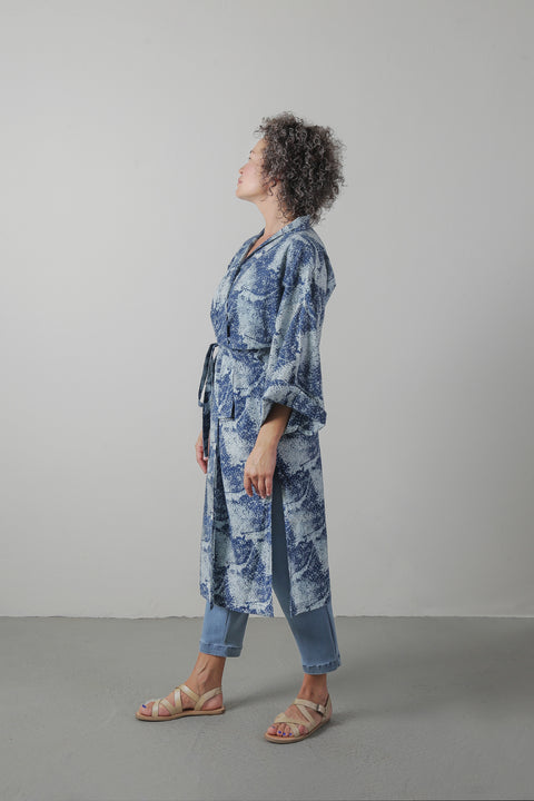 Galaxy Indigo Kimono