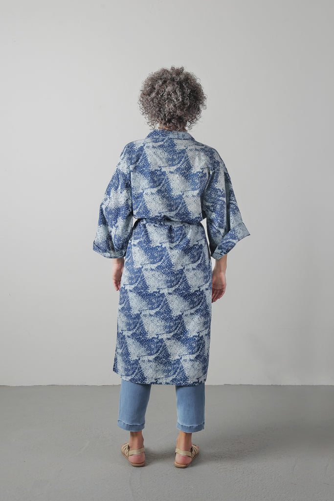 Galaxy Indigo Kimono