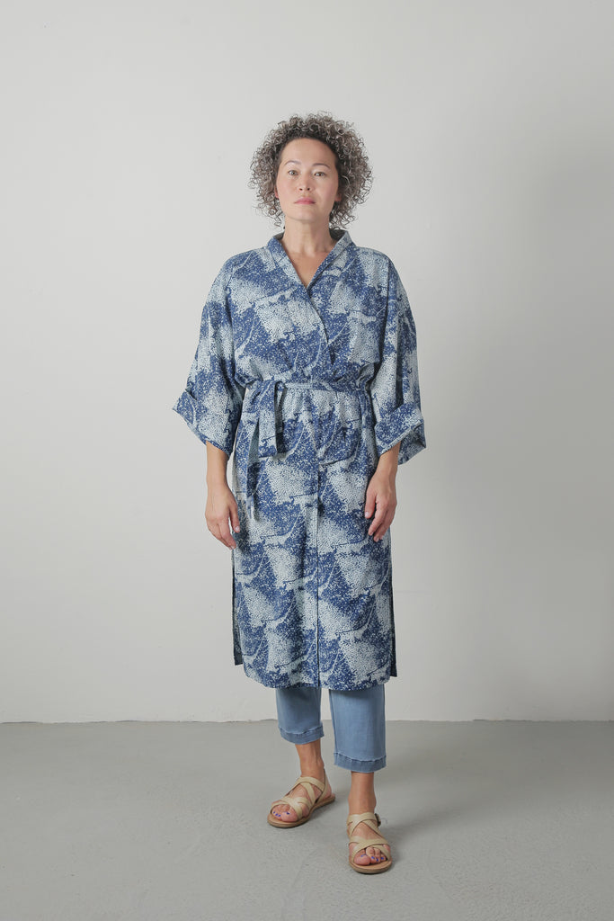 Galaxy Indigo Kimono