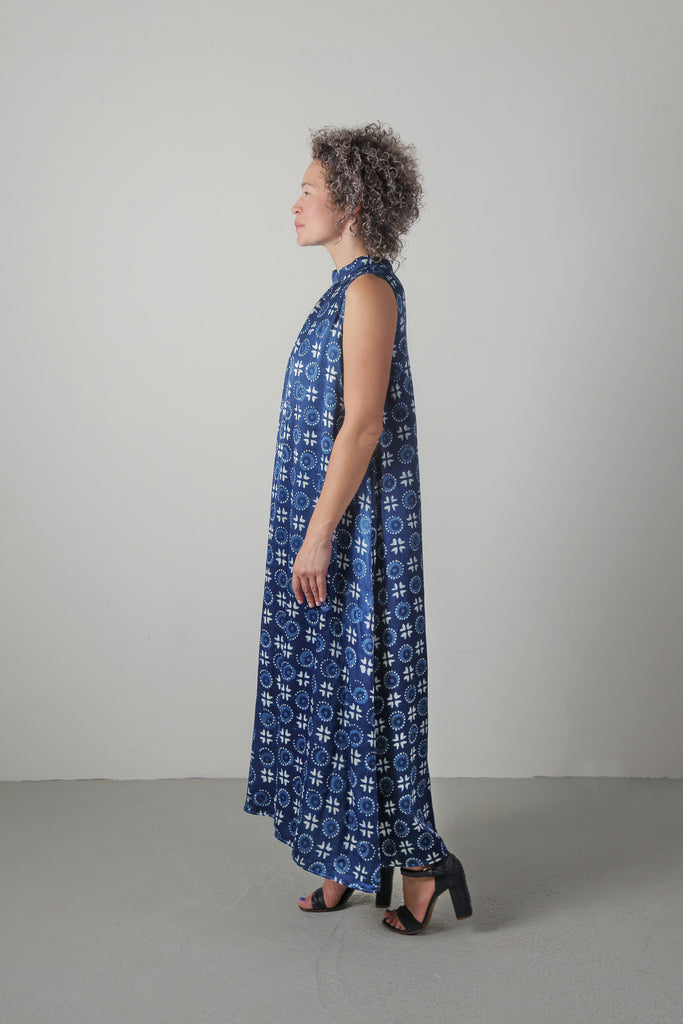 Kiku silk dress