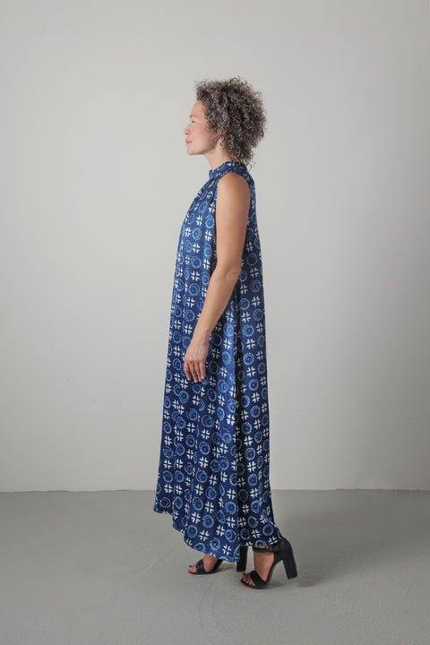 Kiku silk dress