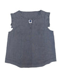 Cecelia linen Top (grey)