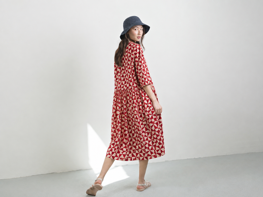 Provence brick dress