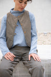 Corduroy vest (reversible)