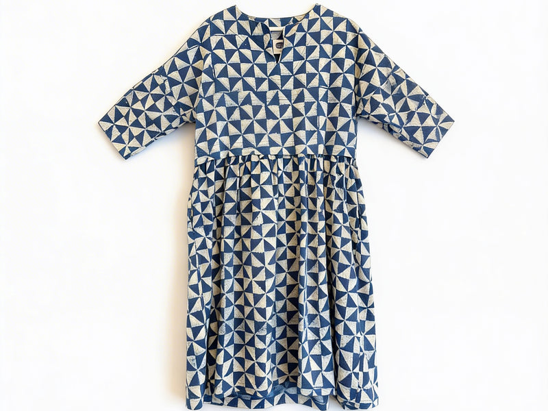 Provence indigo dress
