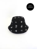 Black Ikat Hat