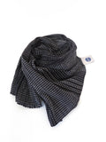 Black Sashiko scarf