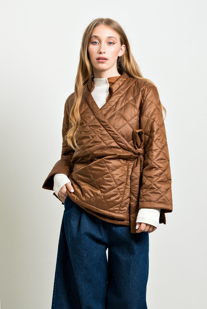 Fumiko jacket- Cinnamon brown