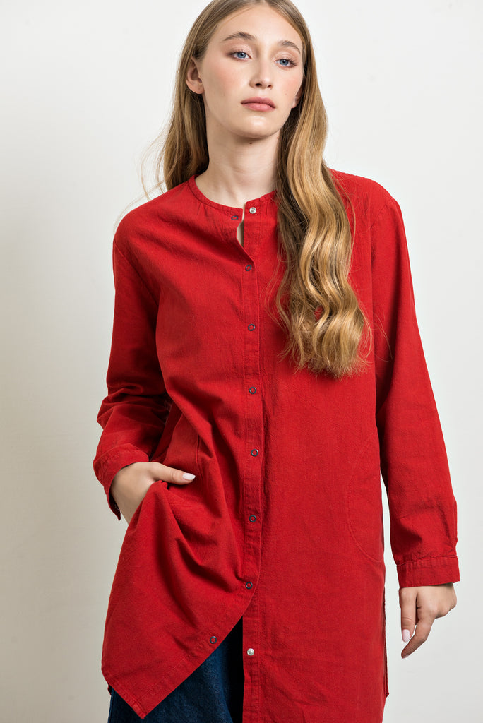Audrey tunic- Red
