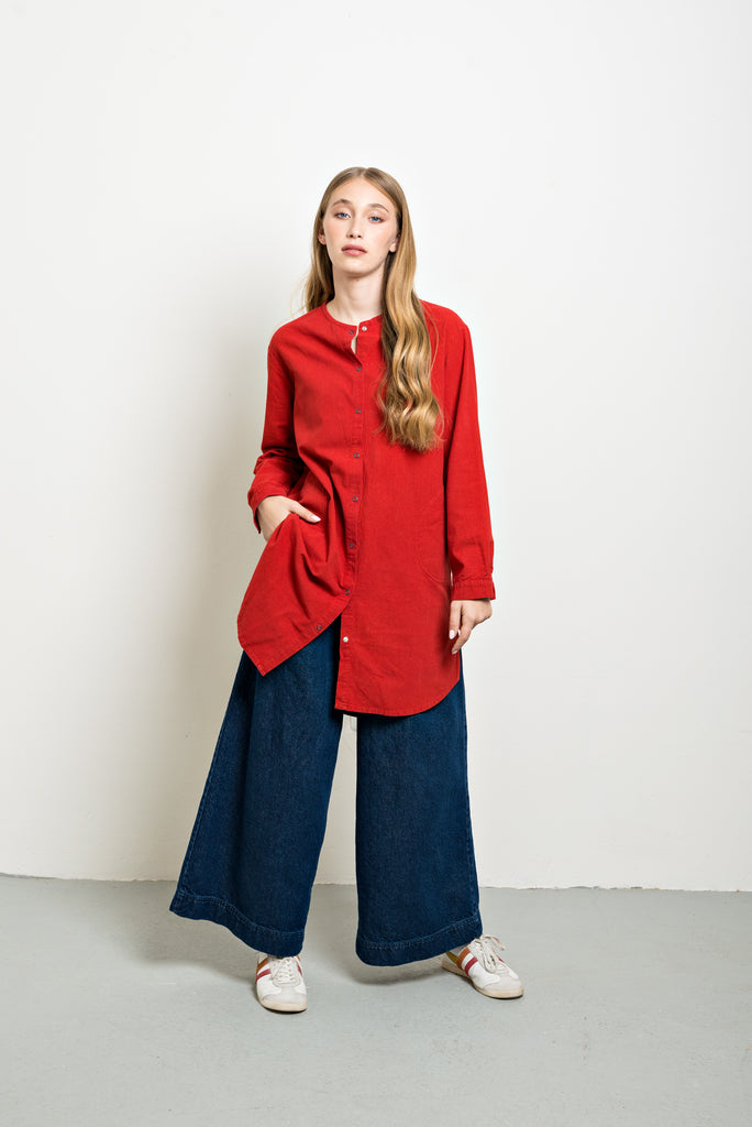 Audrey tunic- Red