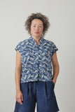 Nuri indigo shirt