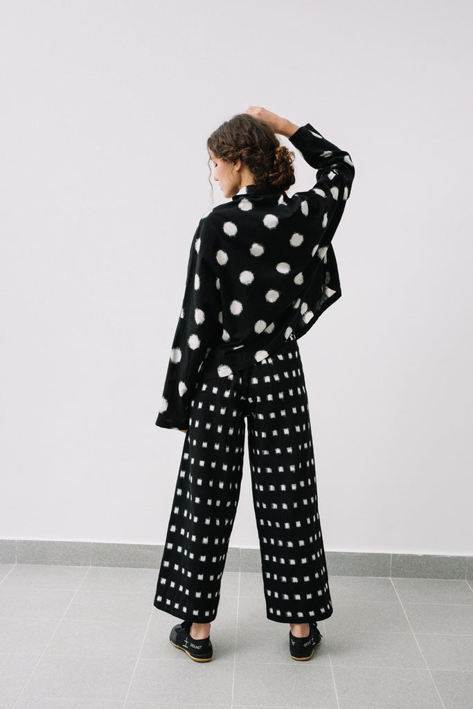 Polka Ikat Kimono